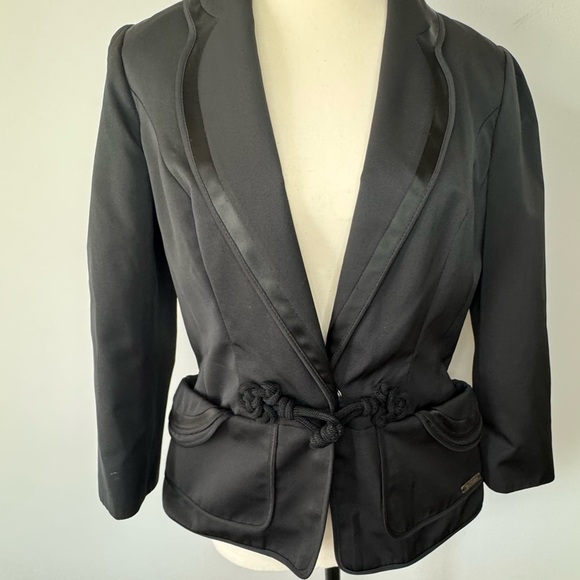Authentic Vintage John Galliano Black Blazer – Size 42  (US 6) – Made in Italy - Picture 16 of 17